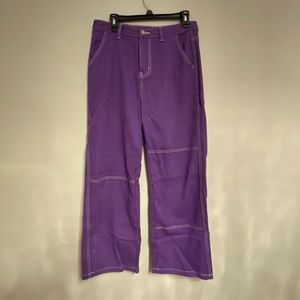 purple demon straight jeans